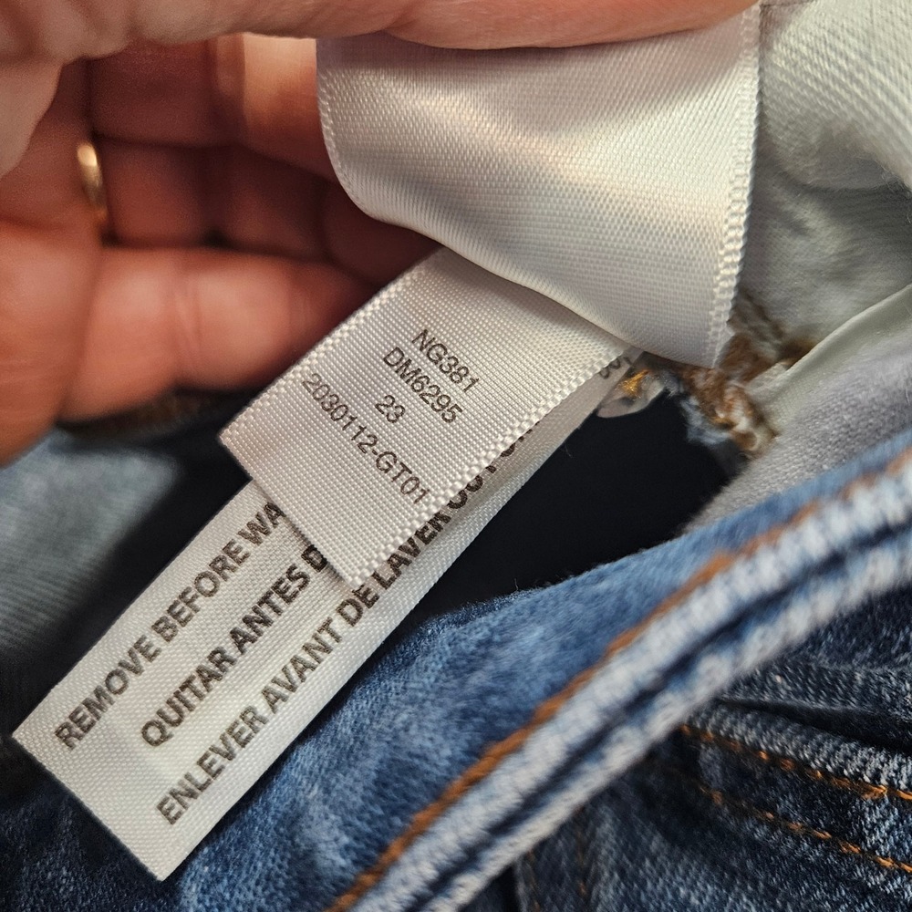 Madewell Curvy Perfect Vintage Straight Jeans Mayfield Wash Womens 23 - Picture 7 of 8